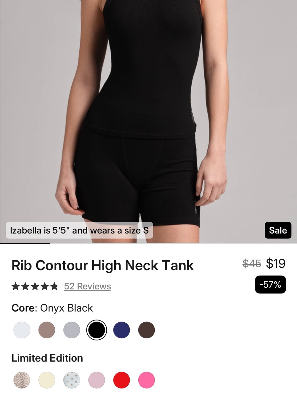 Comfrt Rib Contour high neck 2 tops 1 bottom